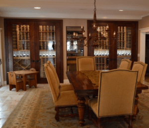 A Stunning Custom Wine Cellar Glass Door Dallas-Fort Worth Project