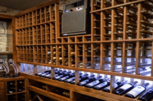 An Efficient Wine Cellar Cooling Unit Installed by HVAC Specialists in Dallas-Fort Worth