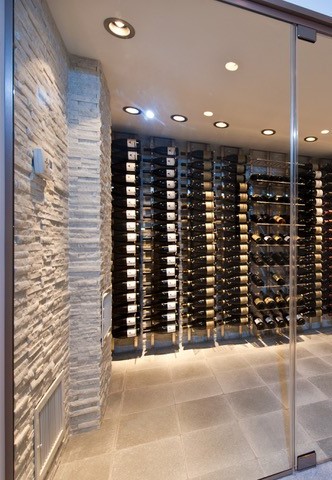 VintageView Metal Custom Wine Racks Installed by Custom Wine Cellars Dallas