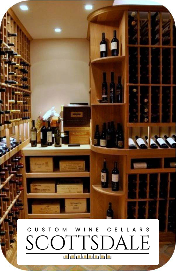 Stylish Wooden Custom Wine Rack by Dallas-Fort Worth Installers