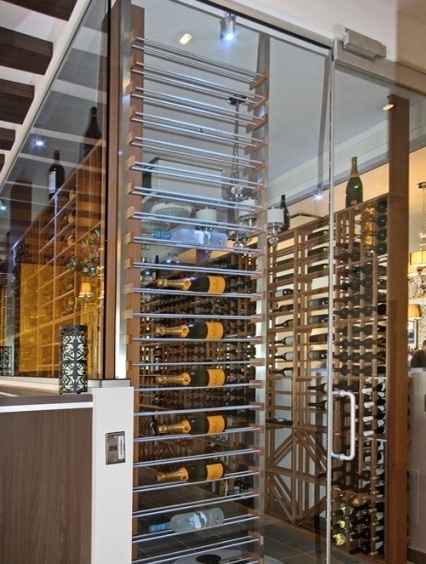 Need inspiration for your next commercial wine cellar project in Dallas-Fort Worth? View our project gallery now! Unique Commercial Wine Display Designed by Dallas-Fort Worth Wine Cellar Installers