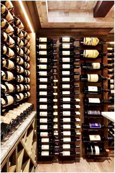 VintageView Floor to Ceiling Wine Racks by Residential Custom Wine Cellar Installers in Dallas-Fort Worth