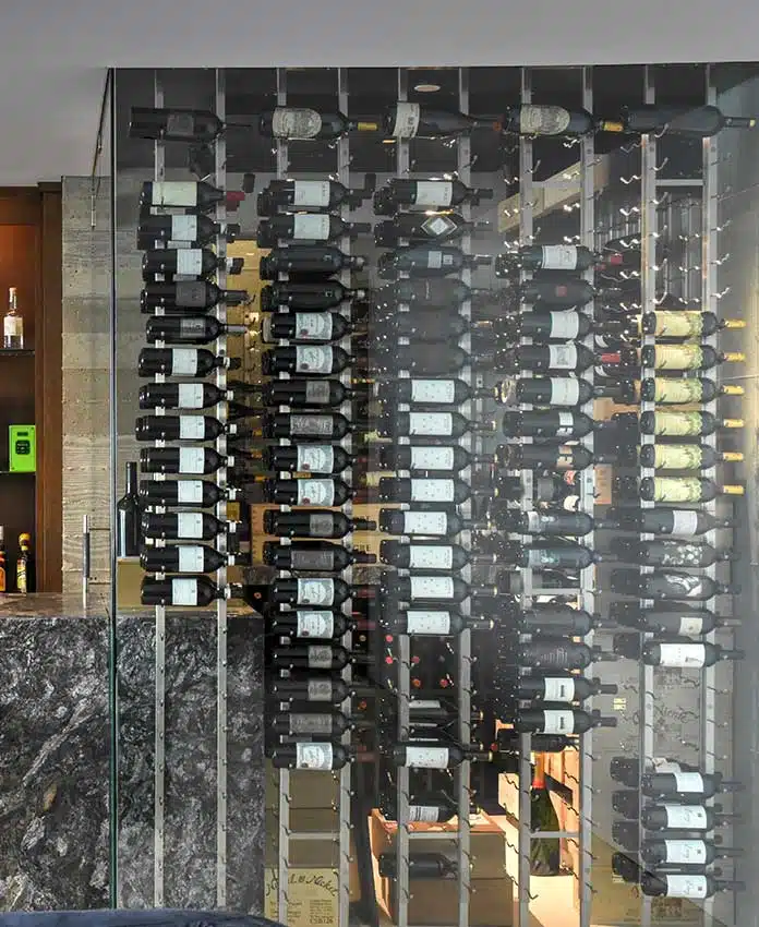 All Glass Commercial Wine Cellars Construction VintageView Dallas-Fort Worth