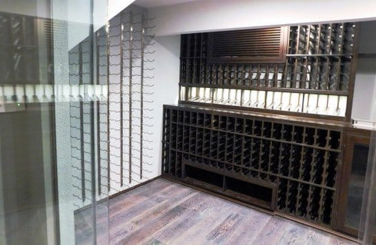 Refrigerated Wine Cellars Conversion Project by Dallas-Fort Worth Master Builders 