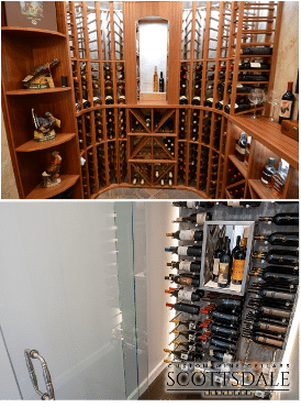 Stylish and Practical Small Wine Cellars by Dallas-Fort Worth Master Builders 