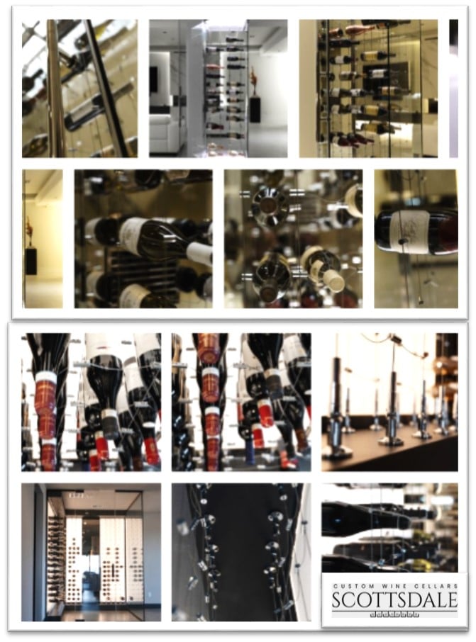 Cable Wine Displays for Dallas-Fort Worth Modern Wine Cellars 