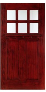 1 - Rancho M Texas Wood & Glass Wine Cellar Door