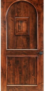 12 - Texas Paneled Wood Solid Wine Cellar Door