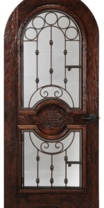 2 - Tramonto Texas Wine Cellar Doors Design Glass and Wood Traditional