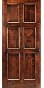 3 - New Village Texas Paneled Wood Solid Wine Cellar Door