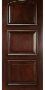 4 - Desert View Dallas-Fort Worth Dark Three Panel Wood Solid Wine Cellar Door
