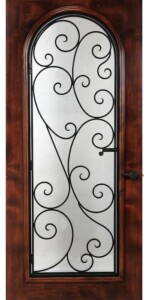 7 - Red Rock Glass & Iron Custom Wine Cellar Door Dallas-Fort Worth