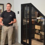Jason explains how this residential wine cellar was designed and built under the stairs in this home.