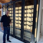 Jake Austad and his team did an amazing job designing and building this modern wine cellar.