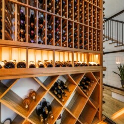 8 - Home Wine Cellar with Wooden Diamond Bins Wine Rack Home Wine Cellar with Wooden Diamond Bins Wine Rack