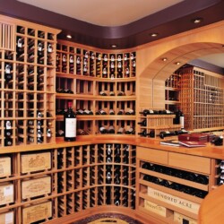 2 - Traditional Rustic Wine Cellars with Wooden Racking Traditional Rustic Wine Cellars with Wooden Racking